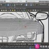 3D-中英字幕汽车整个步骤中建模奥迪的基础教程